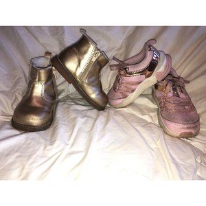 OshKosh B'gosh Baby Girls Sneaker & Boots Pink Gold Size 6